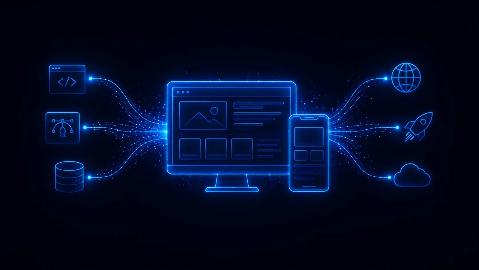 Webサイト・アプリ開発のサービスイメージ